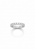 Anello Eternelle in Argento con Zirconi Bianchi
