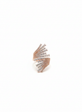 Anello in Acciaio Anallergico con Zirconi Bianchi